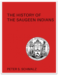 The History of the Saugeen Indians (Cover)