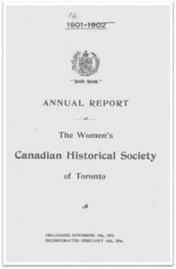 1900-1901 Annual Report of the WCHST Cover