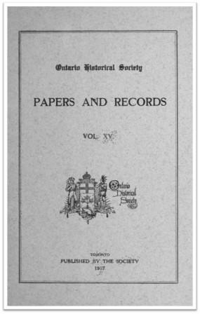 Ontario-History-1917-v15 Cover