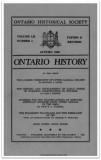 Ontario History 1960 v52 n4 December Cover Small
