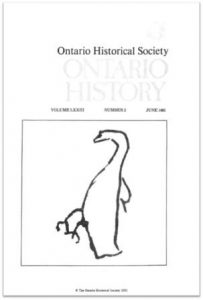 Ontario History 1981 v73 n2 June Cover