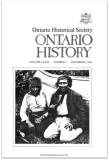 Ontario History 1982 v74 n4 December Cover Small