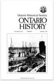 Ontario History 1984 v76 n1 March Cover Small