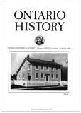 Ontario History 1996 v88 n1 March Cover Small
