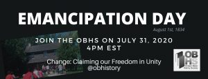OBHS Emancipation Day 2020