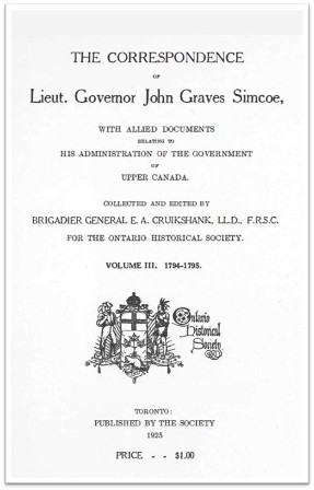 The Simcoe Papers, Volume 3 cover