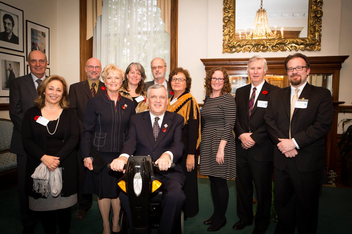 Ontario Lieutenant Governor David Onley and OHS Board of Directors
