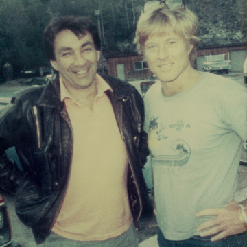 Gary Potts and Robert Redford 1987