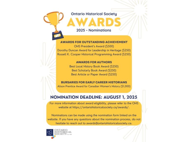 2025 OHS Awards Poster