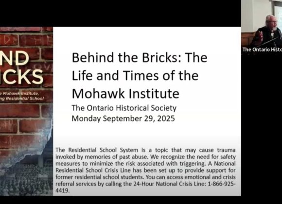 Watch OHS Presentation “Behind the Bricks: The Life and Times of the Mohawk Institute”