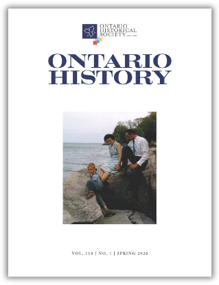 Ontario History 2026 Spring Cover