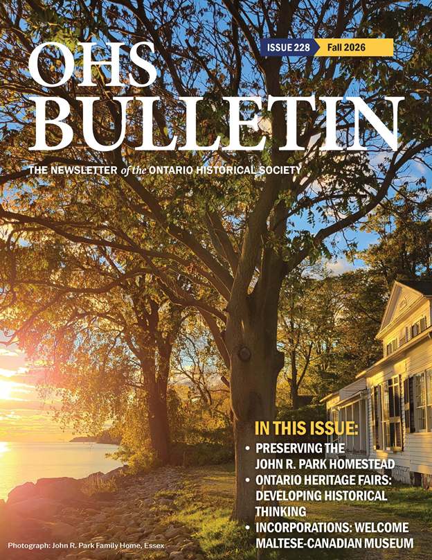 2026 Fall OHS Bulletin Issue 228 Cover