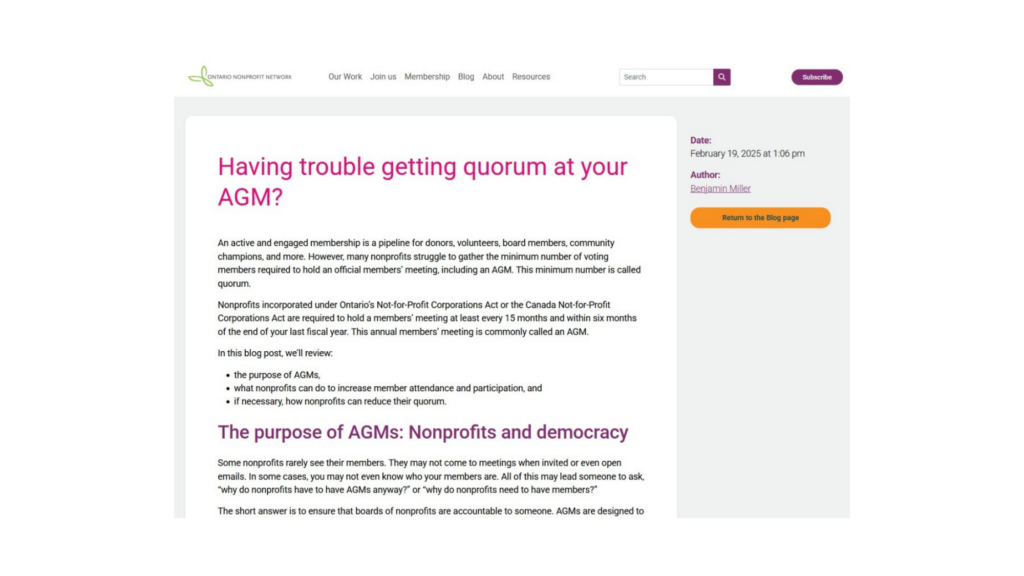 Capacity Building 1-1 Having Trouble Getting Quorum Image