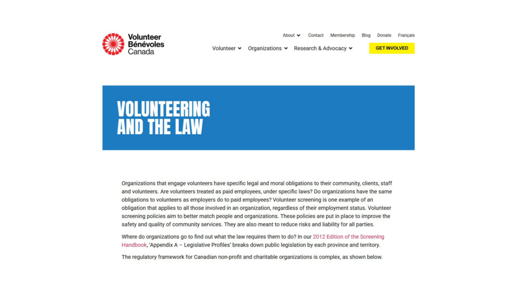 Capacity Building 1-3 Volunteering and the Law Image