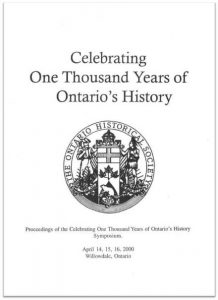Celebrating One Thousand Years of Ontario's History (Cover)